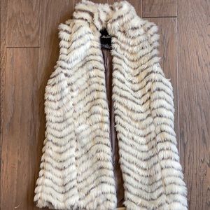 Faux fur vest
